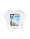 REPLAY & SONS REPLAY & SONS TODDLER GIRL T-SHIRT WHITE SIZE 6 COTTON