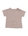 Play Up Kids' T-shirts In Light Brown