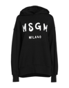 Msgm Sweatshirts In Black