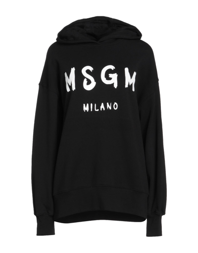 Msgm Sweatshirts In Black