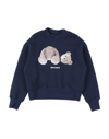 Palm Angels Kids' Sweatshirts In Blue