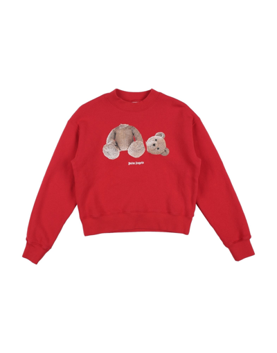 Palm Angels Kids' Sweatshirts In Red