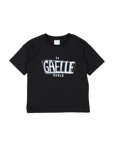 Gaelle Paris Kids' T-shirts In Black