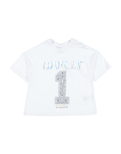 Gaelle Paris Kids' T-shirts In White