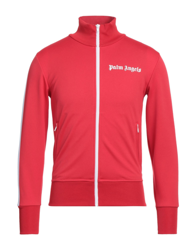 Palm Angels Sweatshirts In Red