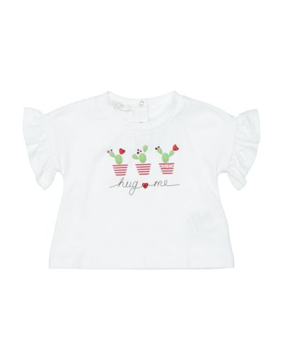 Liu •jo Kids' T-shirts In White