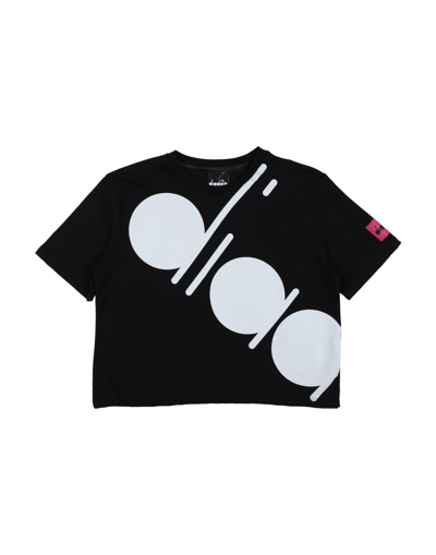 Diadora T-shirts In Black