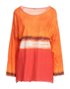 B.a. Printed Artworks T-shirts In Orange