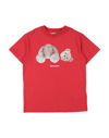 Palm Angels Kids' T-shirts In Red