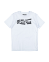 Les Hommes Kids' T-shirts In White