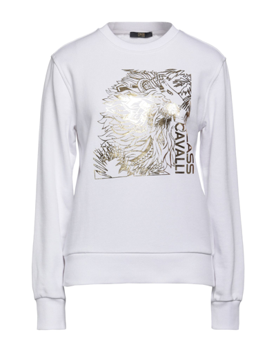 Cavalli Class Sweatshirts In White