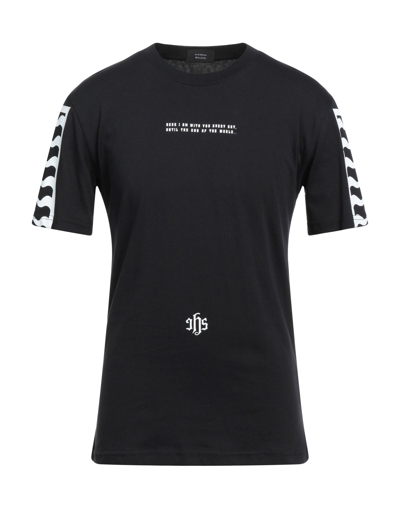 Ihs T-shirts In Black