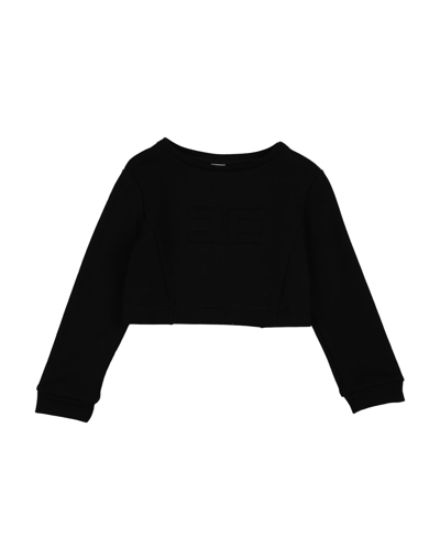 Elisabetta Franchi Kids' Sweatshirts In Black