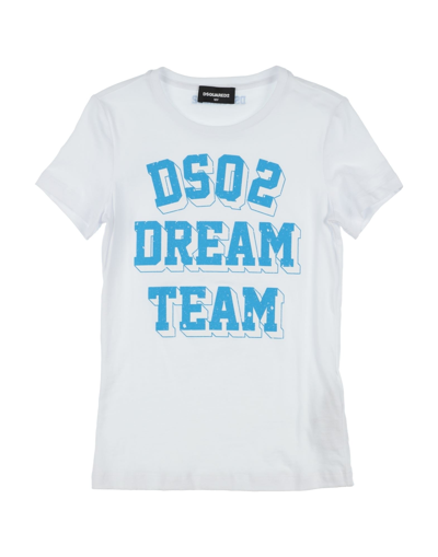 Dsquared2 Kids' T-shirts In White