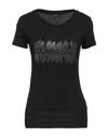 Cavalli Class T-shirts In Black