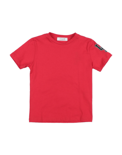 Cesare Paciotti 4us Kids' T-shirts In Red