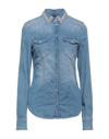 Liu •jo Denim Shirts In Blue