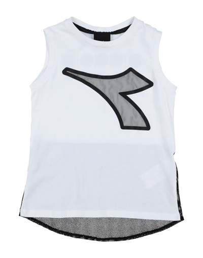 Diadora Babies' T-shirts In White