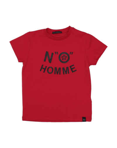 Daniele Alessandrini Kids' T-shirts In Red