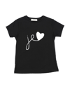 Vicolo Kids' T-shirts In Black