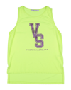 Victoria & Stella Tank Tops In Yellow