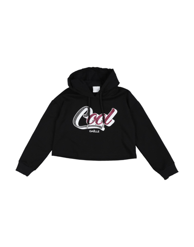 Gaelle Paris Babies' Gaëlle Paris Toddler Girl Sweatshirt Black Size 4 Cotton, Elastane