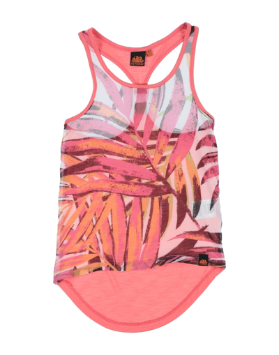 Sundek Kids' Tank Tops In Red