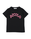 Vicolo T-shirts In Black