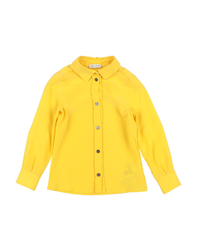 Dolce & Gabbana Babies' Shirts In Yellow