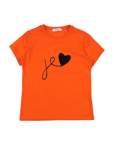 Vicolo Kids' T-shirts In Orange