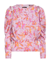 Isabel Marant Zargae Floral Blouse In Purple