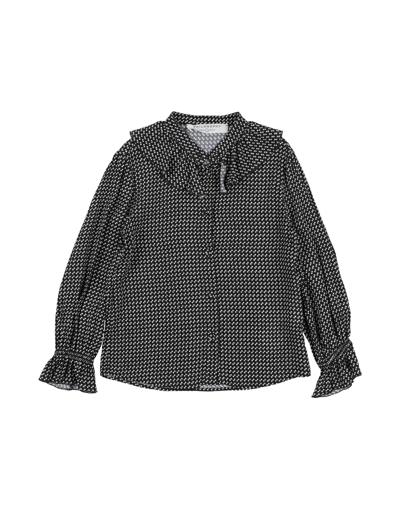 Philosophy Di Lorenzo Serafini Babies'  Toddler Girl Shirt Black Size 4 Viscose