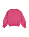 Shop Alberta Ferretti Toddler Girl Sweatshirt Fuchsia Size 6 Cotton In Pink