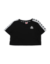 Kappa Kids'  Toddler Girl T-shirt Black Size 6 Cotton