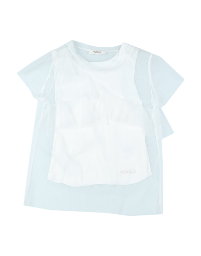 Vicolo Babies' T-shirts In White