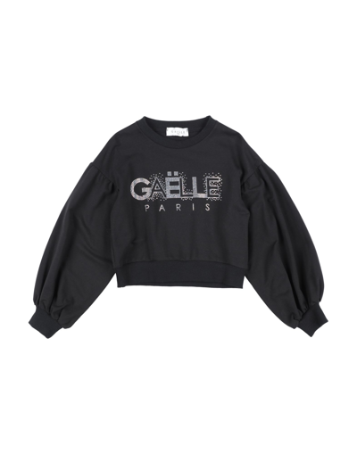 Gaelle Paris Kids' Sweatshirts In Black