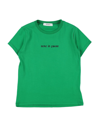 Vicolo Kids' T-shirts In Green