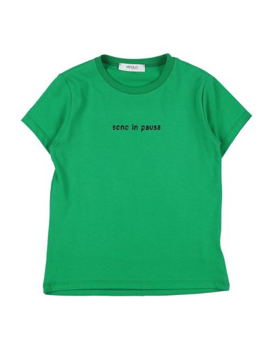 Vicolo Babies' T-shirts In Green