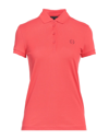 Armani Exchange Polo Shirts In Coral