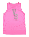 Victoria & Stella Tank Tops In Pink