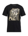 Cavalli Class T-shirts In Black