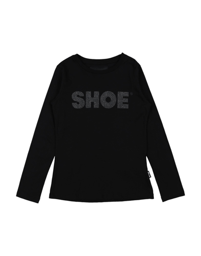 Shoe® Kids' T-shirts In Black
