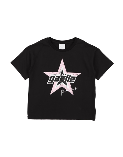Gaelle Paris Kids' T-shirts In Black