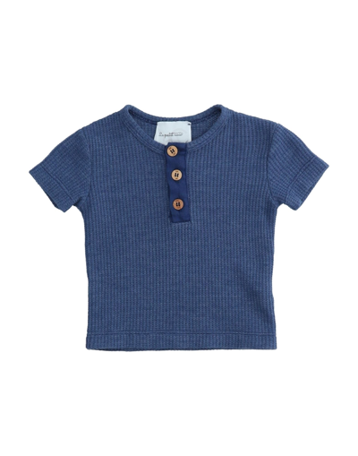 Le Petit Coco Babies' T-shirts In Blue