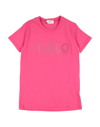 Vicolo Kids' T-shirts In Fuchsia