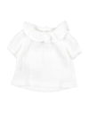 LE PETIT COCO LE PETIT COCO NEWBORN GIRL TOP WHITE SIZE 1 COTTON