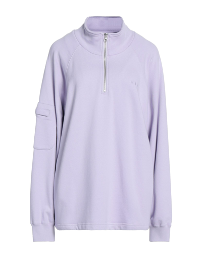 Mm6 Maison Margiela Sweatshirts In Purple