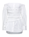 Msgm Shirts In White