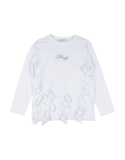 Philosophy Di Lorenzo Serafini Kids' T-shirts In White