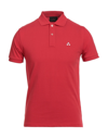 Peuterey Polo Shirts In Red